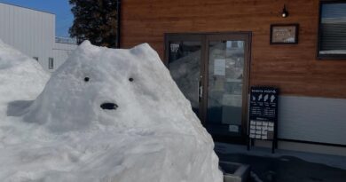 3代目シロクマとーさんがお出迎え♬